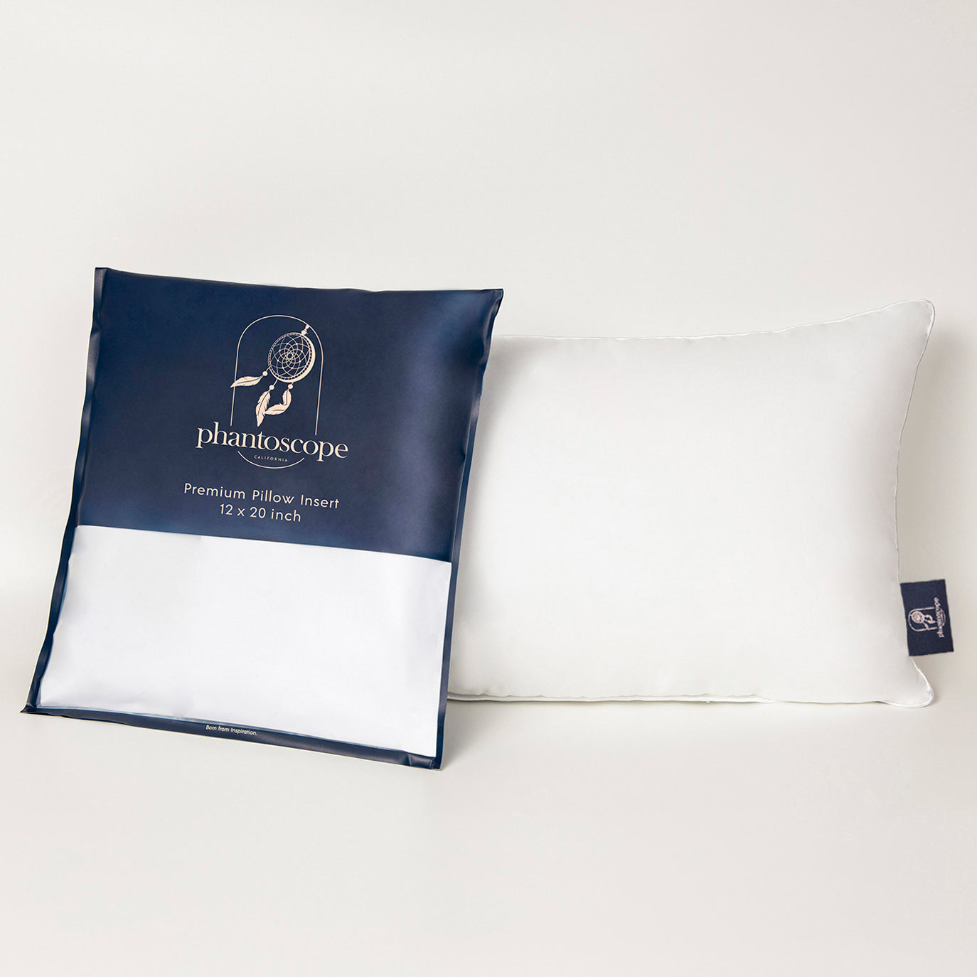  Phantoscope Pillow Inserts, Hypoallergenic 100% Virgin